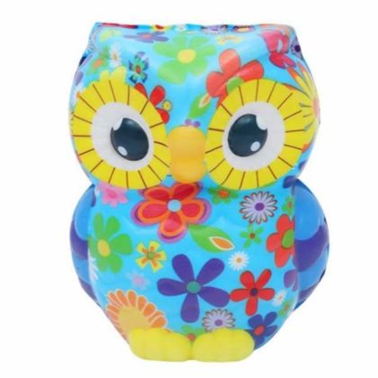 Squishy Hiboux à fleurs
