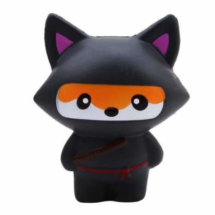Squishy Renard Ninja Noir