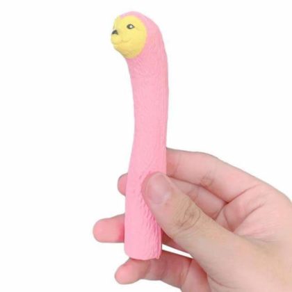 Squishy pour stylo Paresseux rose