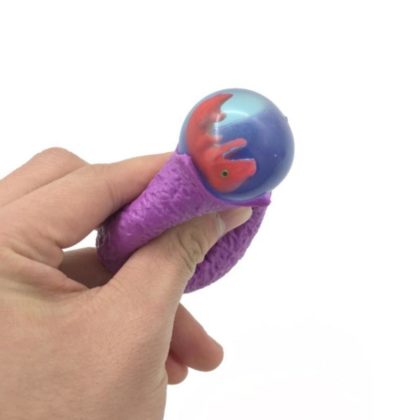 balle anti stress oeuf dinosaure écrasé