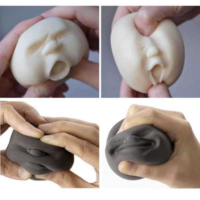 Squishy Tête Blanc et noir