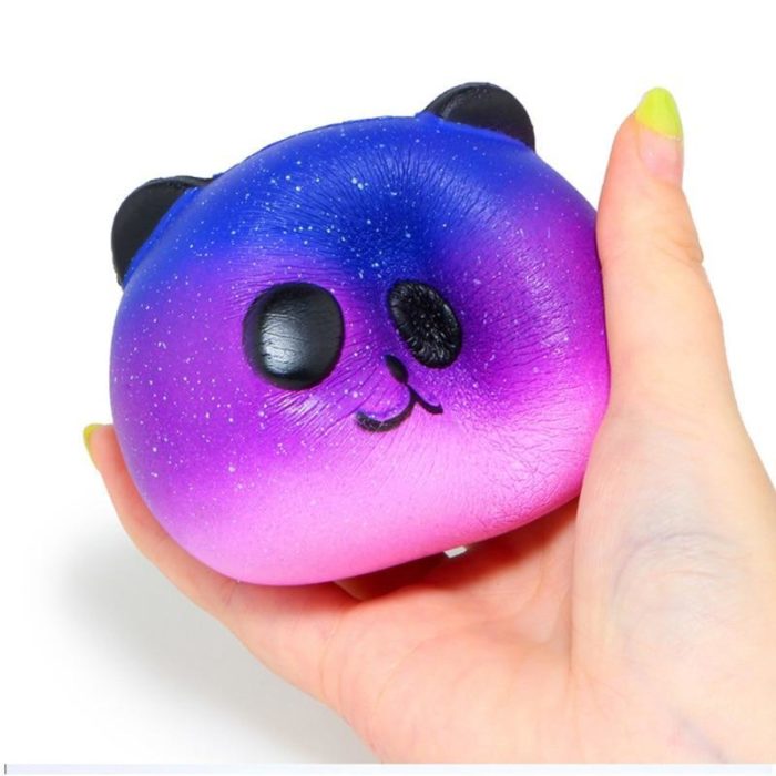 Squishy Tête de Panda Galaxy écrasé