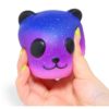 Squishy Tête de Panda Galaxy Rose