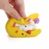 Squishy Licorne Lune Jaune écrasé