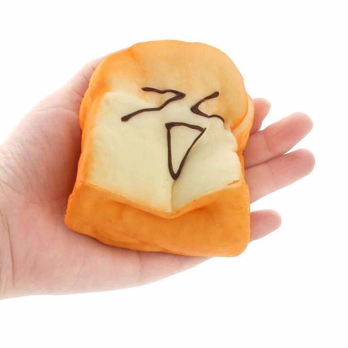 squishy toast écrasé